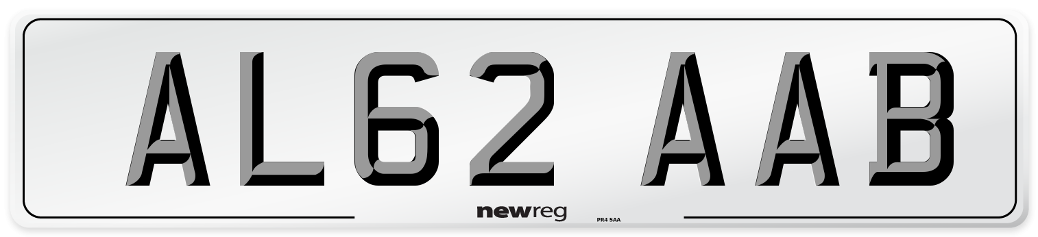 AL62 AAB Number Plate from New Reg